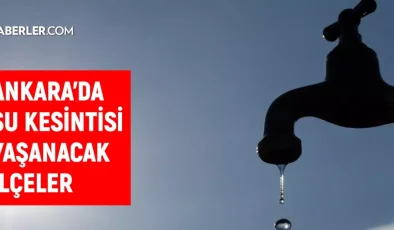 ASKİ Ankara su kesintisi! 10 Ekim Çubuk, Etimesgut, Sincan su kesintisi listesi! Sular ne zaman gelecek?